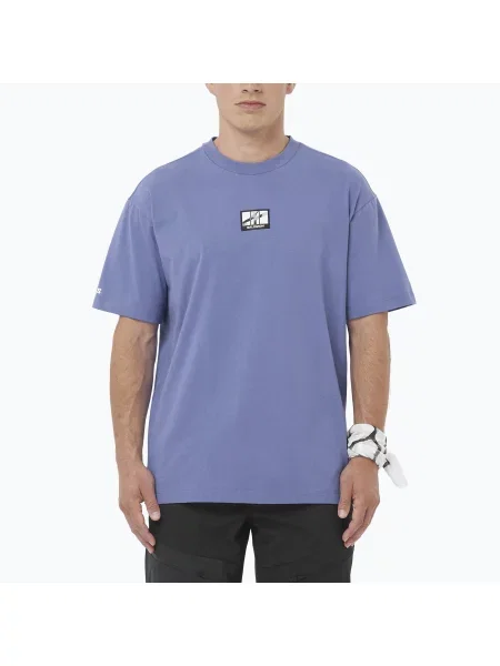 Férfi póló Salomon Wild Rays Label marlin. Méret: S lila