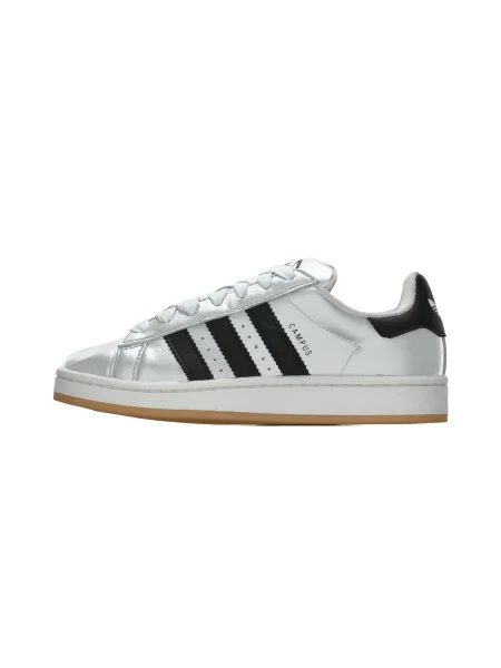 ADIDAS ORIGINALS Rövid szárú sportcipők CAMPUS / ezüst fekete