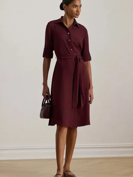 Lauren Ralph Lauren rochie bordo