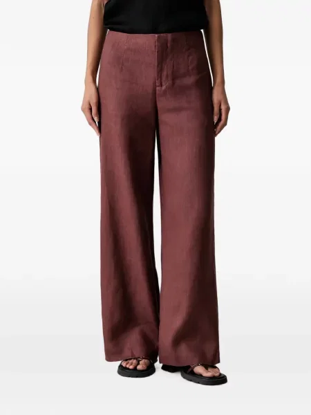 Pantaloni Bardot maro