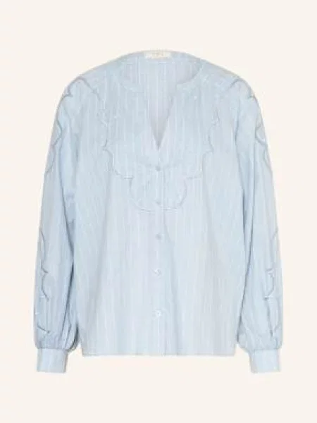 Ivi Collection Bluzka Z Ozdobnymi Kamykami blau