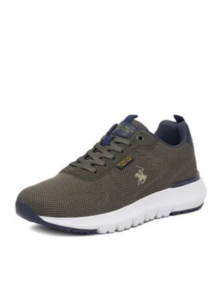 Sneakersy Beverly Hills Polo Club V5 kaki
