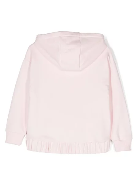 Bluza z kapturem dziecięca Givenchy różowa