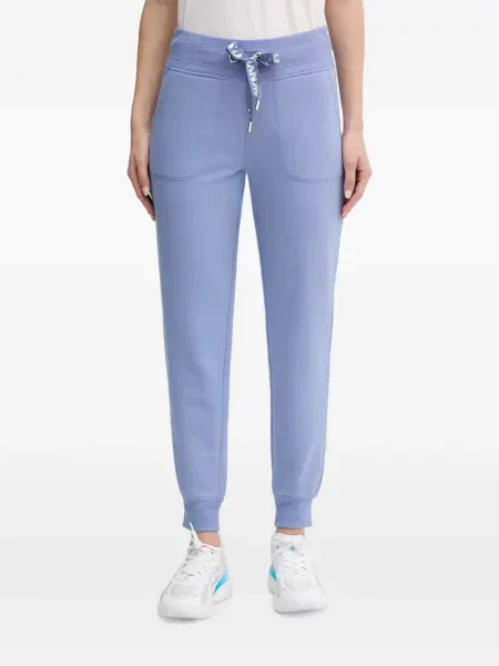 Pantaloni Dkny alergare cu autograf cu cordon albastru
