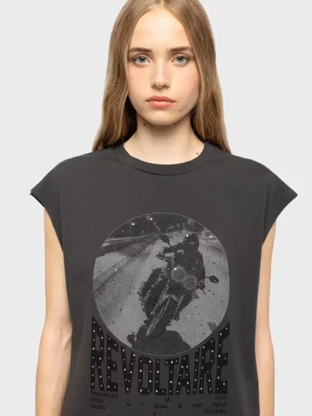 Топ Zadig&voltaire серый
