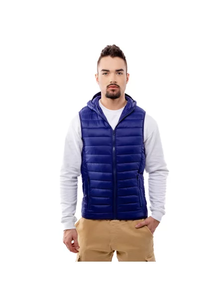 Telovnik Glano s kapuco modra