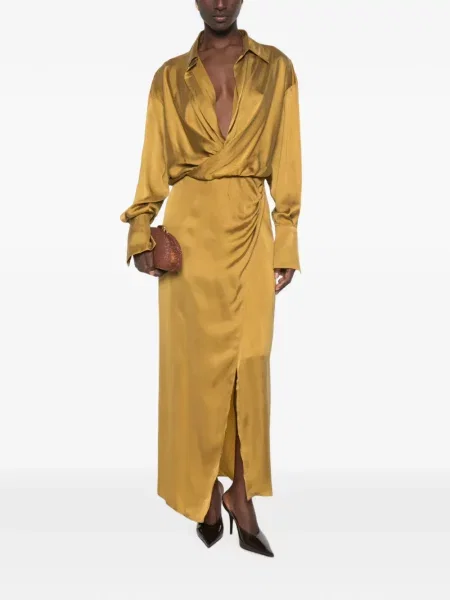 Lung rochie maxi The Andamane galben