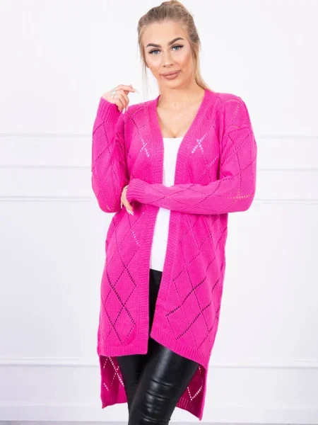 Pulover Kesi cu imprimeu geometric roz