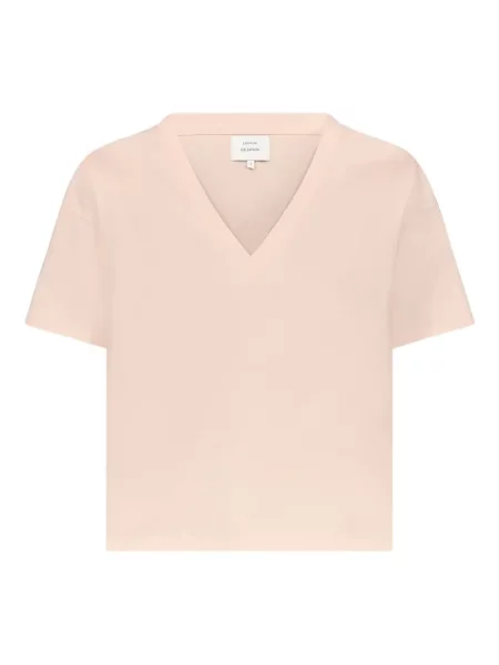 Tricou Loulou De Saison cu decolteu în V roz