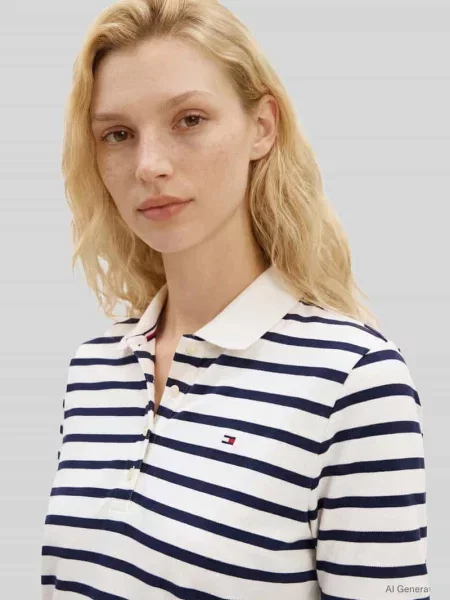 Koszulki polo o kroju regular fit z mieszanki bawełny Tommy Hilfiger biała