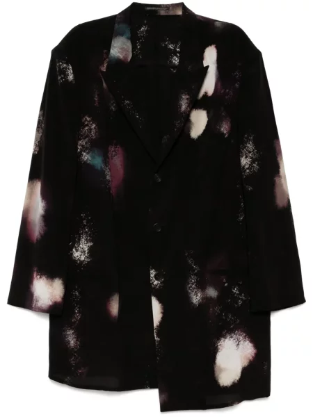 Geacă Yohji Yamamoto cu imagine negru