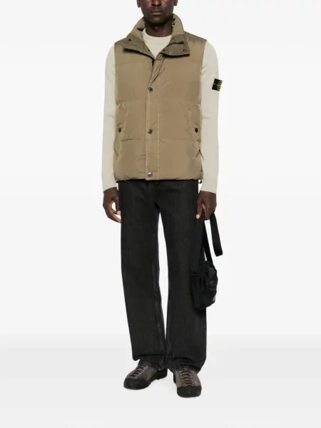 Vestă Stone Island cu strasuri maro