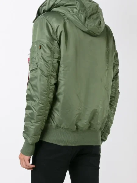 Gulerat geacă parka Alpha Industries verde