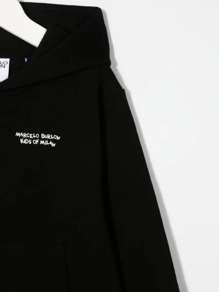 Bluza z kapturem dziecięca County Of Milan czarna