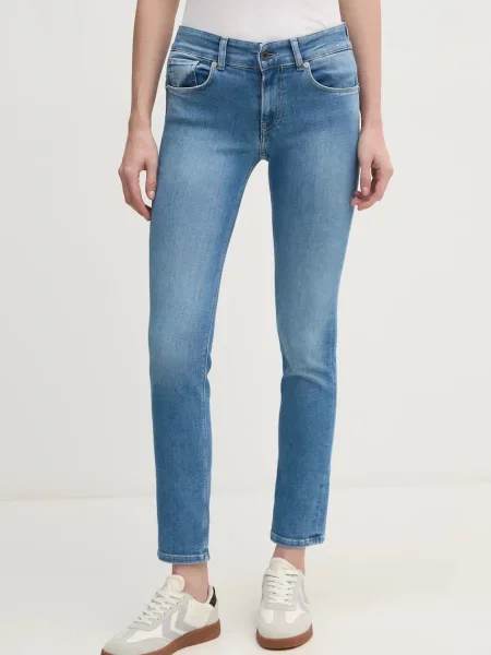 Pepe Jeans jeans SLIM JEANS LW NEW BROOKE femei albastru