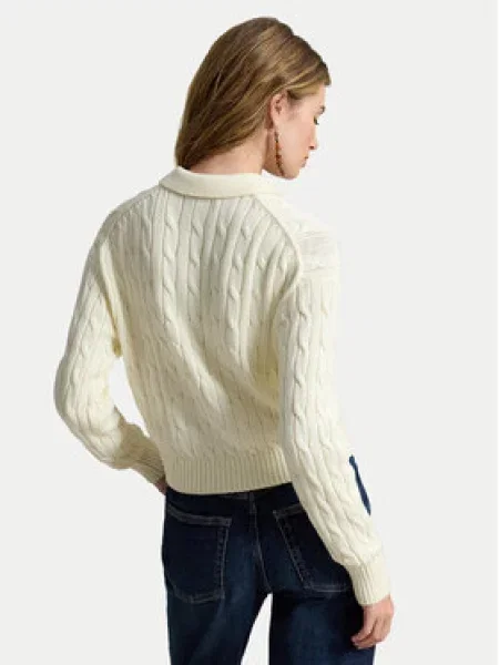 Polo Ralph Lauren Kardigán Világos Straight Fit bézs