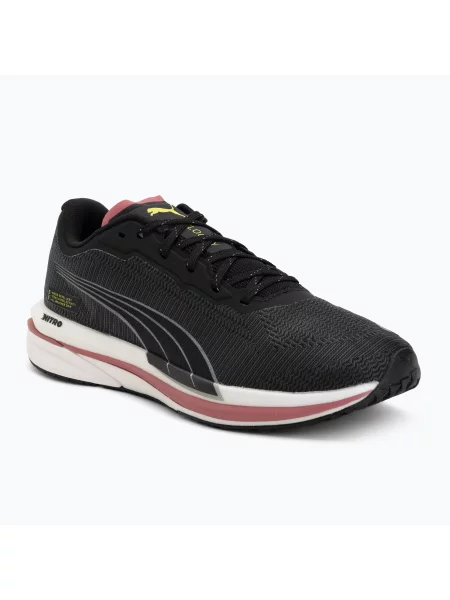Încălțăminte de alergare pentru femei Puma Velocity Nitro WTR black/silver/yellow negru