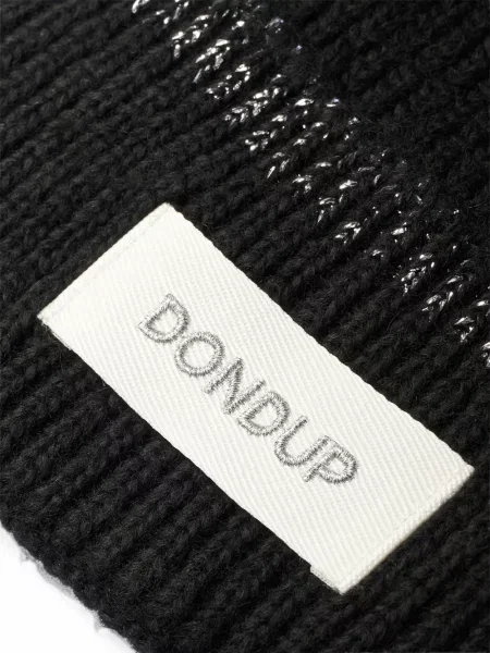 Căciulă Dondup tricotate cu autograf negru
