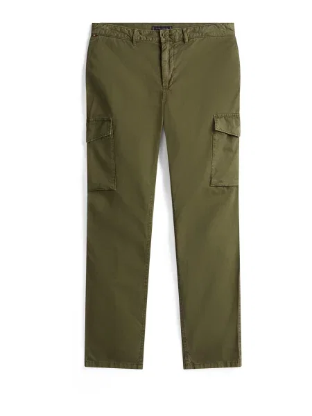 TOMMY HILFIGER Cargo hlače DENTON maslinasta