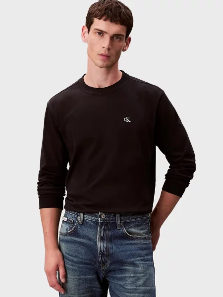 Лонгслив Calvin Klein Jeans черный