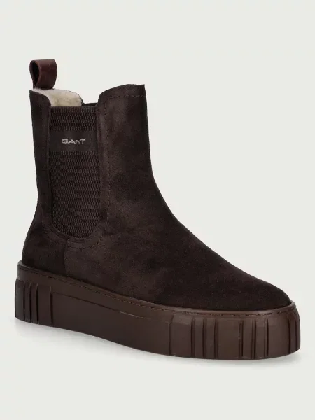 Gant Snowmont sztyblety zamszowe brązowe