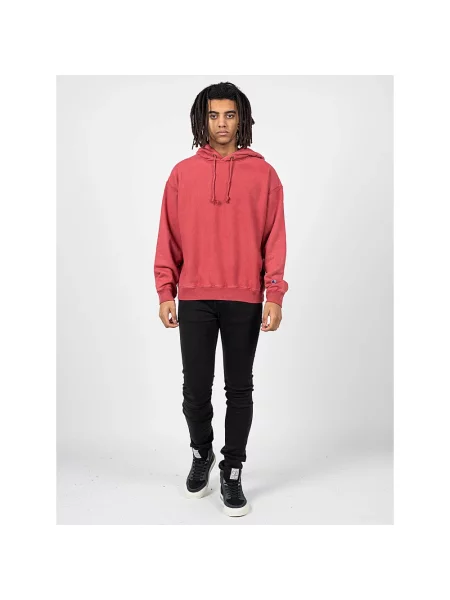 Champion Hooded Sweatshirt Mężczyźni Bluzy i bluzy z kapturem Champion Size: M czerwony