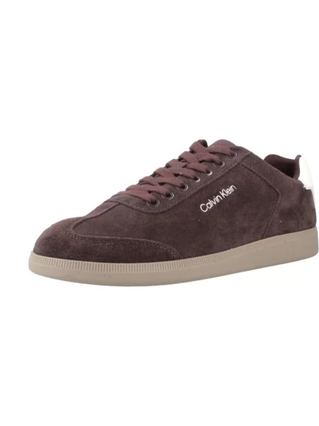 Sneakersy Calvin Klein brązowe