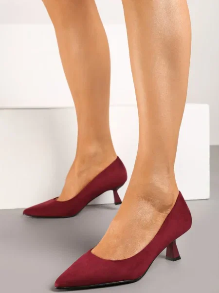 Pantofi cu Etaris bordo