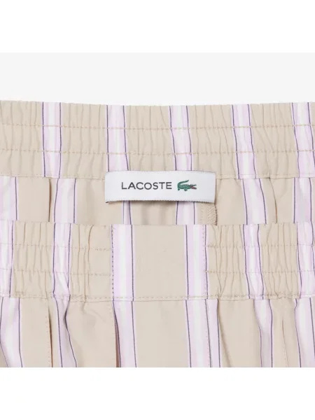 Lacoste Spódnica W Paski beżowa
