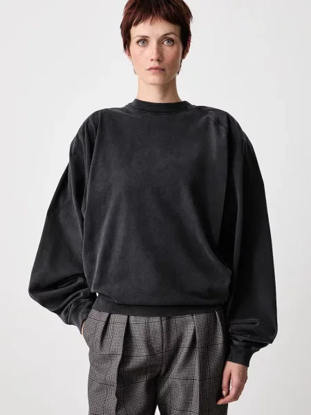 Μακρυμάνικος τοπ Mugler μαύρο