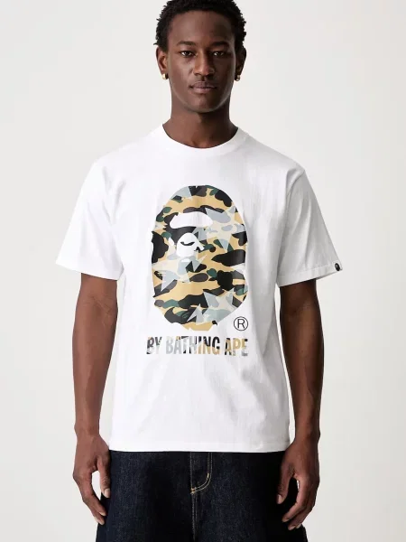 A Bathing Ape STA Over Print Camo tricou cu pentru bărbați