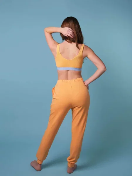Брюки Brabrabra желтые