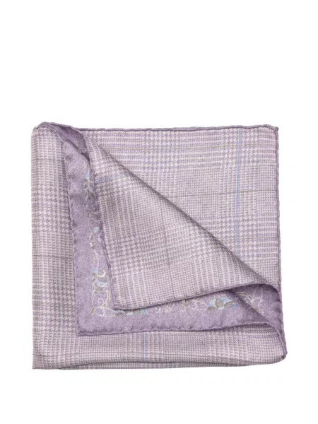 Fular Elizabetta în carouri violet