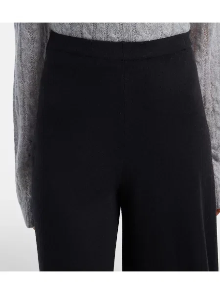 Pantaloni Lisa Yang din cașmir negru