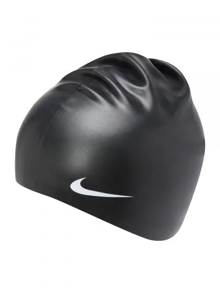 Nike Swim Plavecká čiapka / biela čierna