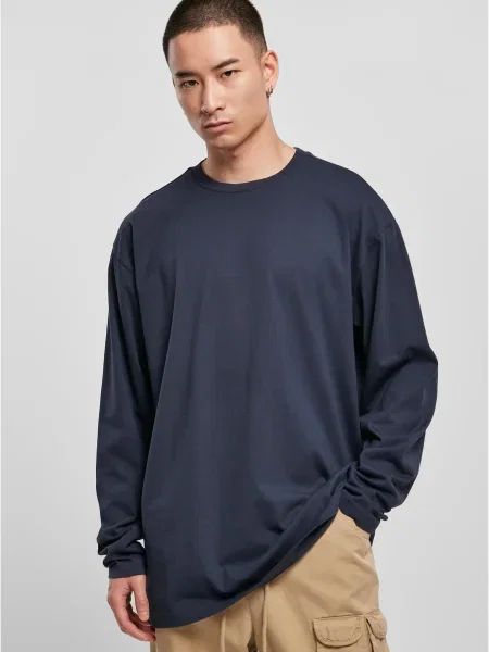 Tricou mânecă lungă Urban Classics albastru