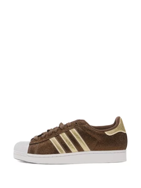 Sneakerși Adidas Superstar cu imagine cu model floral roșu