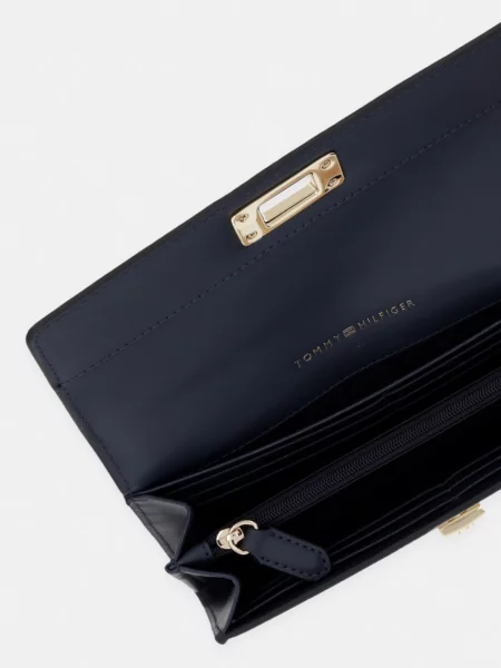 Tommy Hilfiger portfel z imitacji skóry beżowy