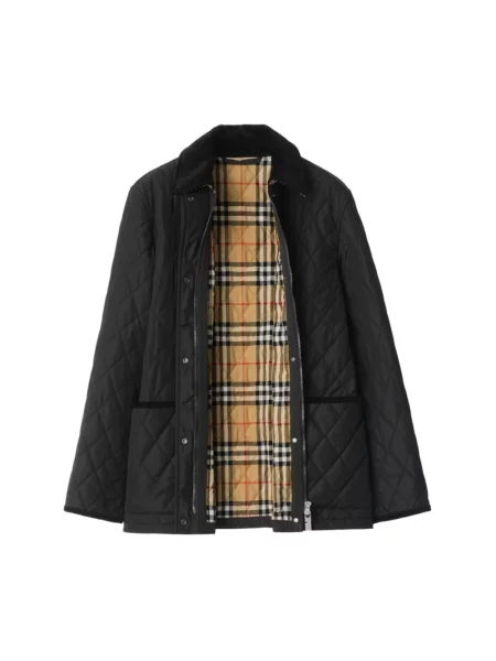 Kurtka Burberry pikowana czarna
