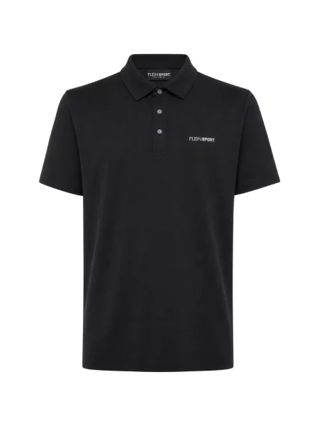 Tricou polo Plein Sport cu imagine negru