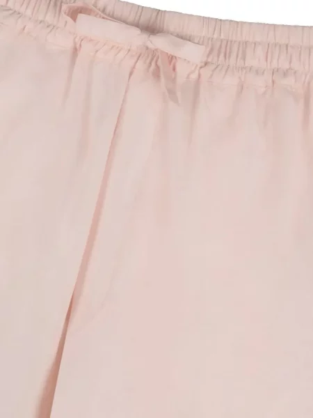 Pantaloni Umit Benan de mătase roz