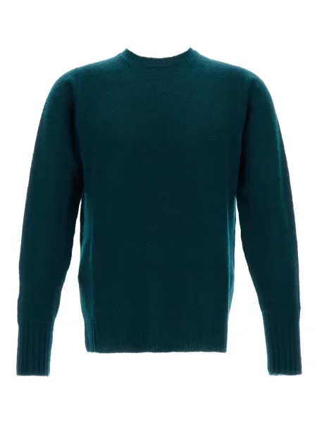 Pulover Drumohr cu decolteu rotund verde