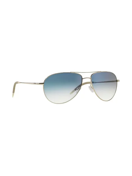 Saulės akiniai Oliver Peoples sidabrinė