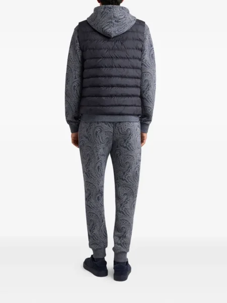 Vestă Etro cu model paisley albastru