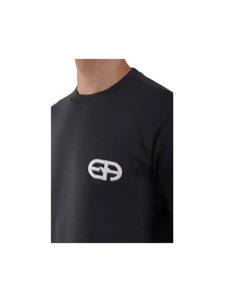 Bluza Emporio Armani z logo czarna