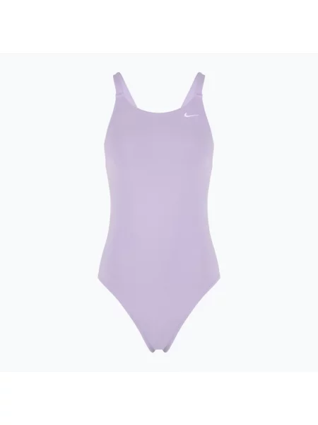 Дамски бански костюм от една част Nike Hydrastrong Solid Fastback hydrangeas виолетово