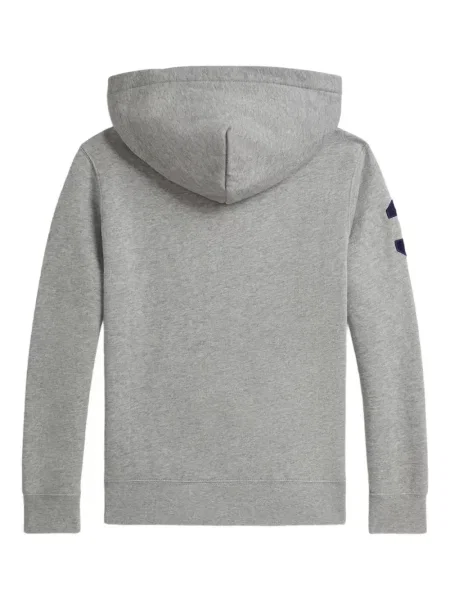 Bluza z kapturem dziecięca Polo Ralph Lauren szara