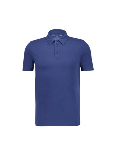 Koszulka polo Majestic Filatures niebieska