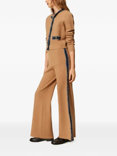 Pantaloni Twinset tricotate