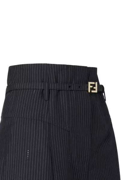 Nohavice Fendi čierna